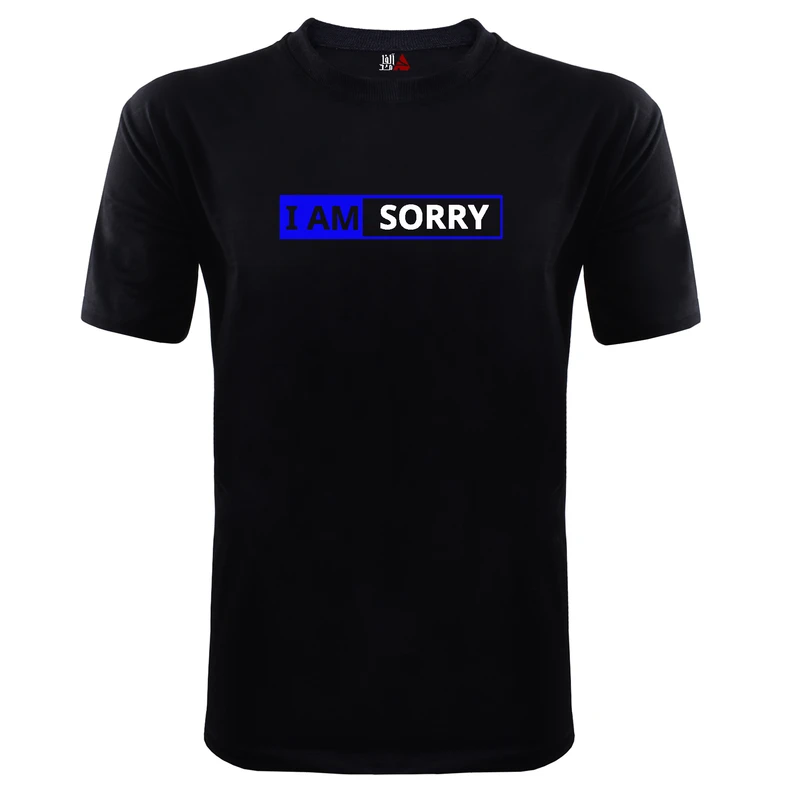 تی شرت آستین کوتاه مردانه مدل I’m am sorry کد 1064
