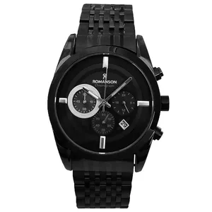 ساعت مچی عقربه‌ای مردانه رومانسون مدل بندفلزی سه موتور کرنوگراف ضدآب BLC 123