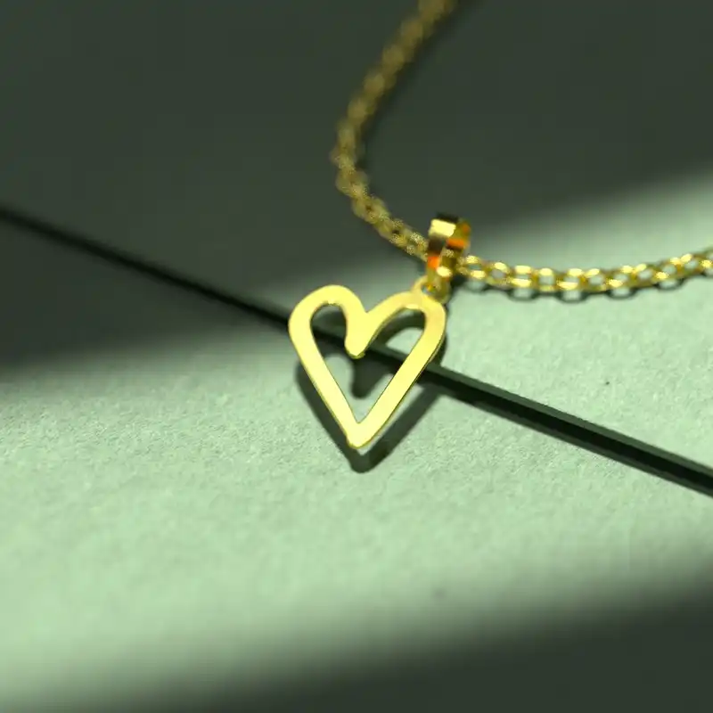 گردنبند طلا 18 عیار زنانه مدوپد مدل گل کد CA10723