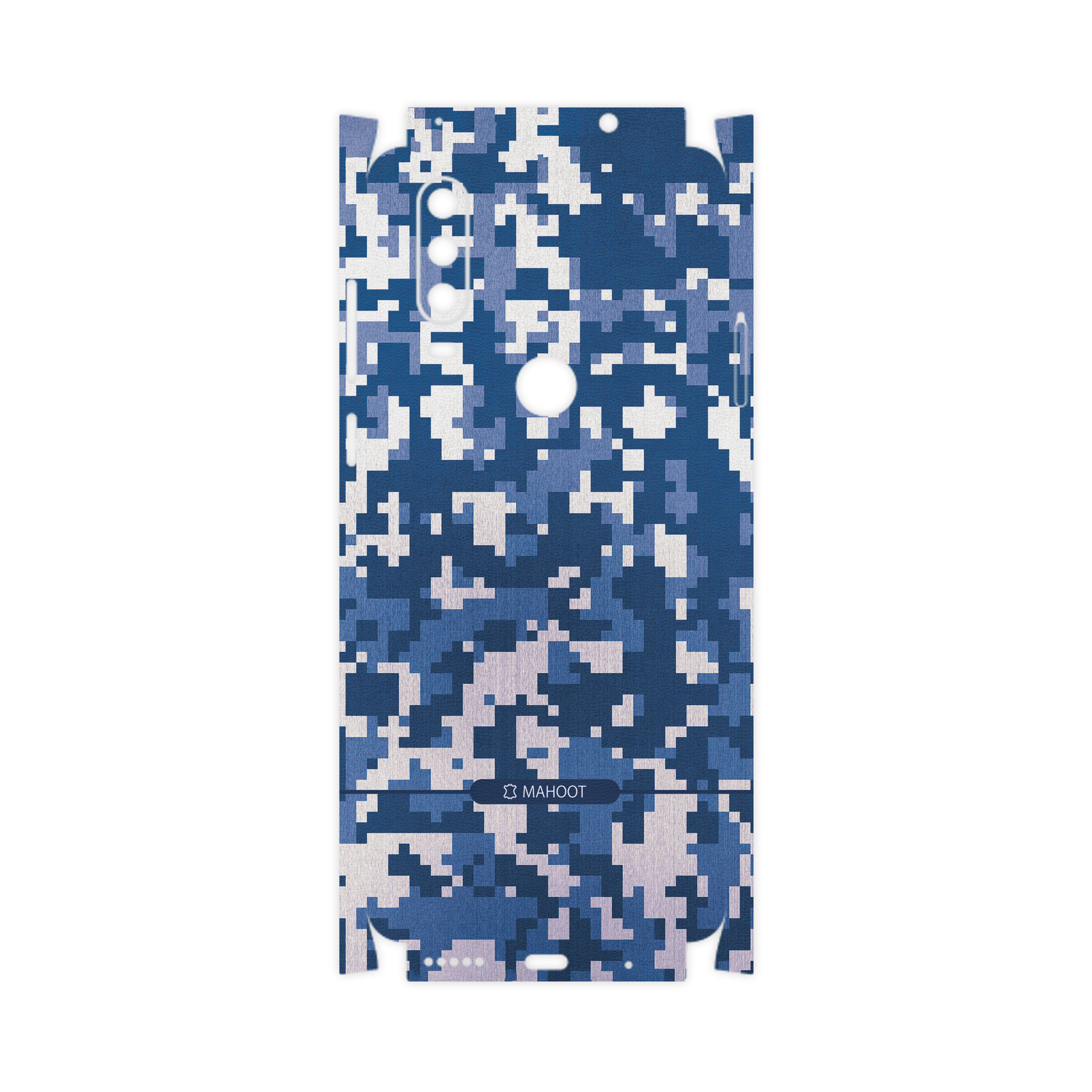 برچسب پوششی ماهوت مدل Army-Winter-Pixel-FullSkin مناسب برای گوشی موبایل موتورولا One Action