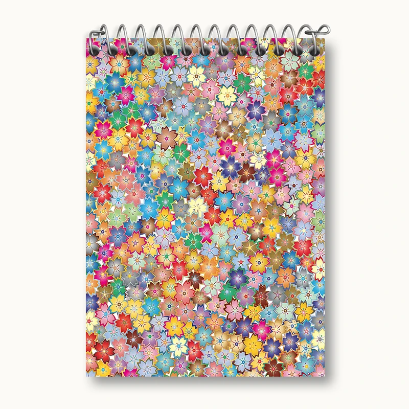 دفتر یادداشت 50 برگ خندالو طرح گل گلی کد N5450