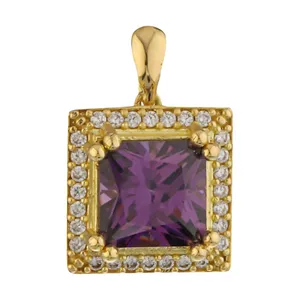 آویز گردنبند طلا 18 عیار زنانه میو گلد مدل N88