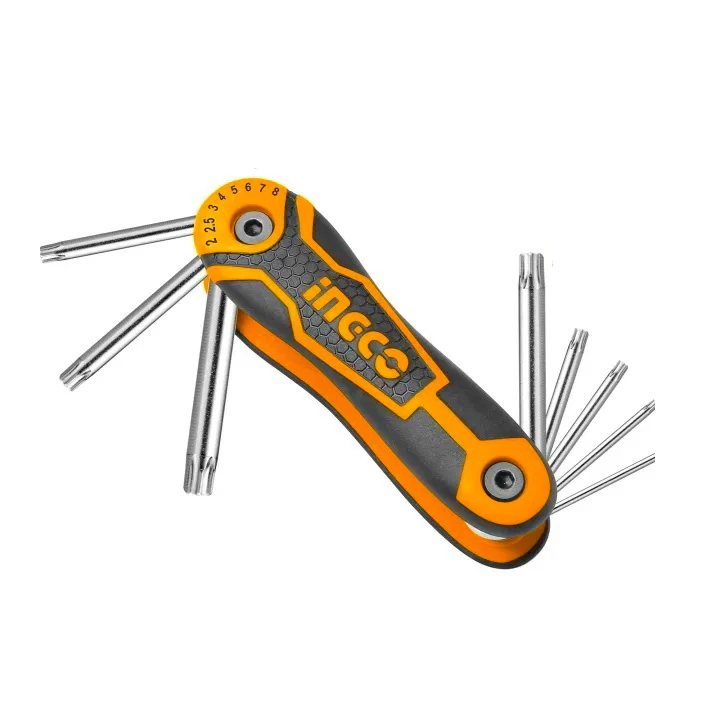 آچار آلن ستاره ای اینکو مدل HHK-14083  مجموعه 8 عددی 