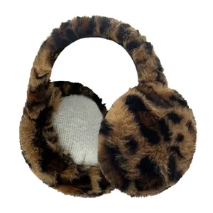 گوش گیر زمستانی مدل تلی طرح پلنگی