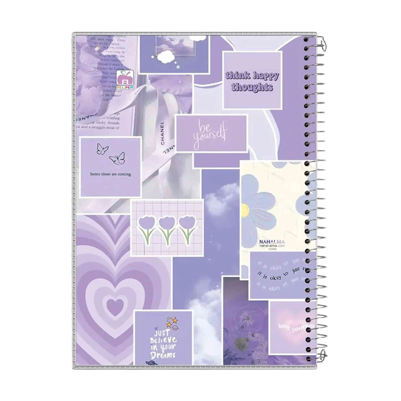 دفتر مشق 40 برگ آلما مدل طلقی کد 7416