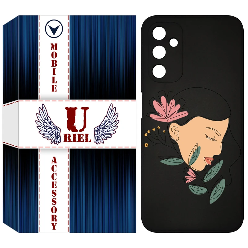 کاور یوریل مدل KSH کد 53 طرح صورت زن مناسب برای گوشی موبایل سامسونگ Galaxy A14 4G / A14 5G