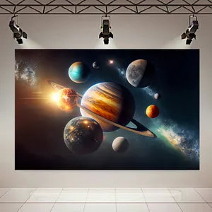 پوستر طرح منظومه شمسی مدل سیارات کد AR302704