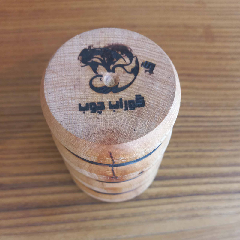 ظرف عسل خوری گوراب چوب مدل چوبی کد AL4001