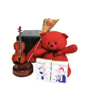 ست مناسبتی مدل خرس طرح موزیکال کد 133H مجموعه 5 عددی