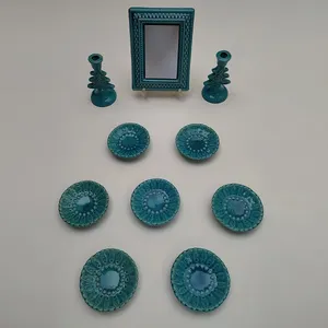 مجموعه ظروف هفت سین 10 پارچه مدل ماهی کد HS-017