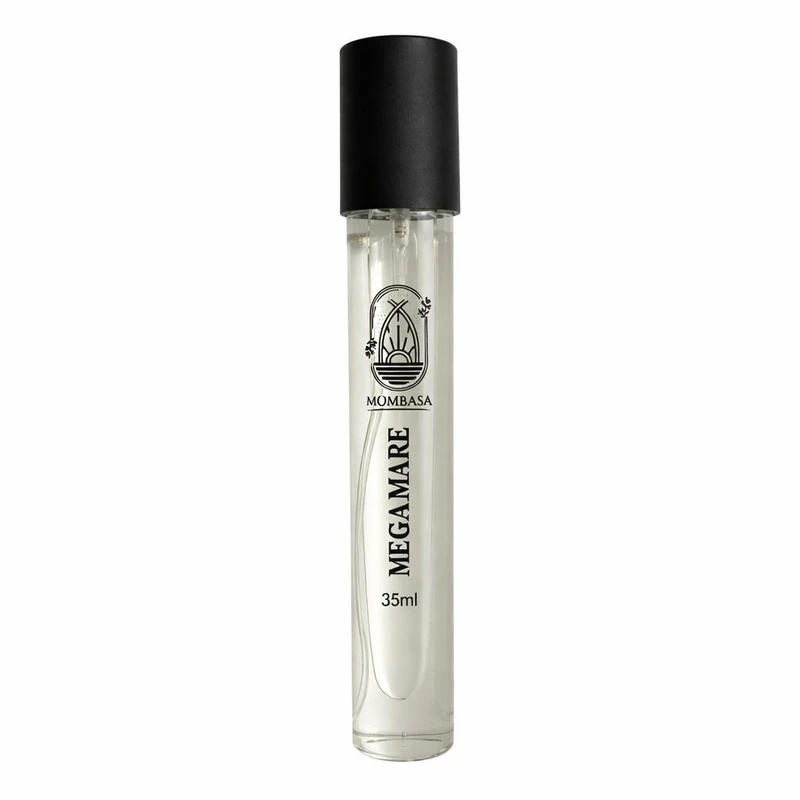 عطر جیبی مومباسا مدل MEGAMARE با رایحه مرکباتی، خنک، معتدل حجم 35 میلی‌لیتر
