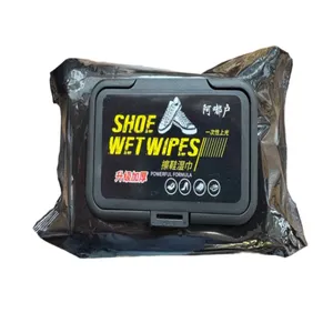 دستمال مرطوب کفش مدل wet wipes بسته 80 عددی