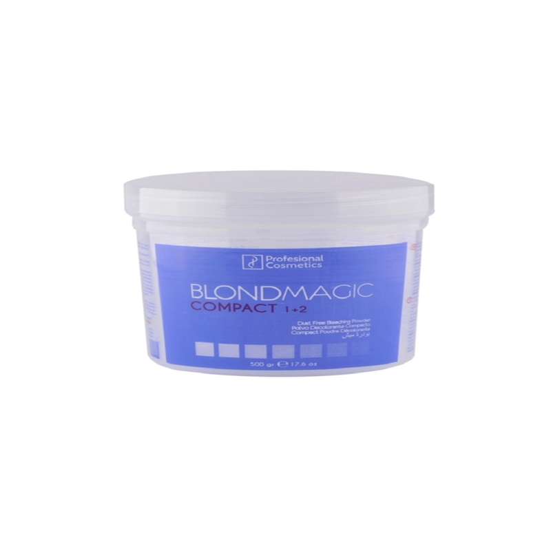 پودر دکلره غلیظ پی سی مدل blond magic حجم 500 Gr پودر دکلره غلیظ پی سی مدل blond magic حجم 500 Gr