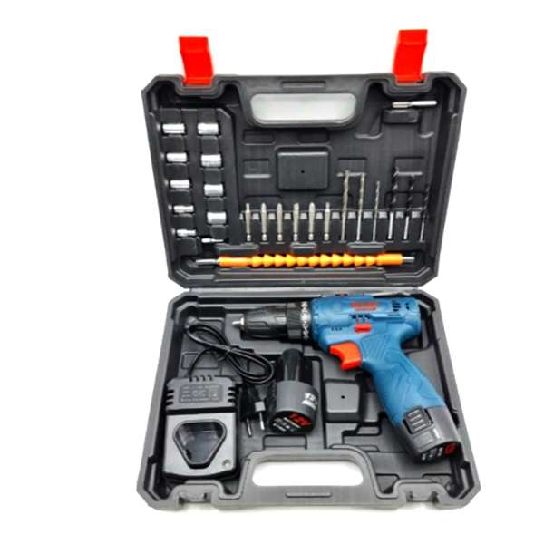 مجموعه 25 عددی دریل پیچ گوشتی شارژی باس مدل MV1010