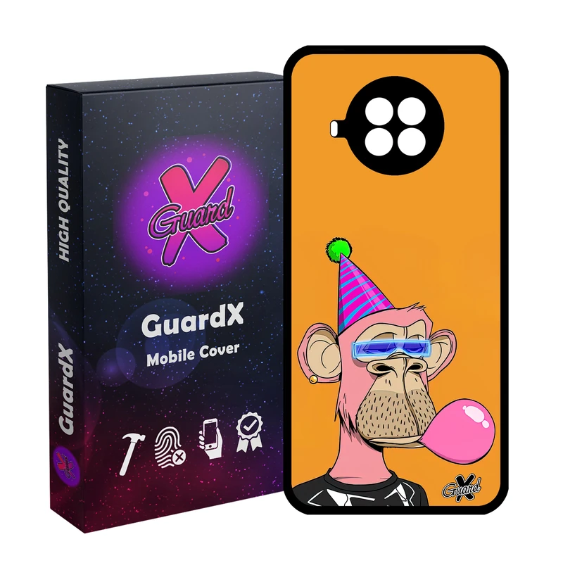 کاور گارد ایکس طرح میمون مدل Glass10433 مناسب برای گوشی موبایل شیائومی  MI 10T Lite/Redmi Note 9 Pro 5G/10I 5G