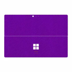 MAHOOT Purple-Fiber Cover Sticker for Microsoft Surface Pro 4 2015