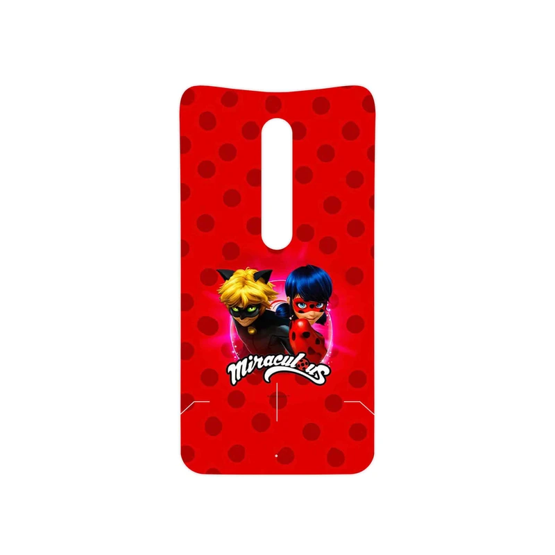 برچسب پوششی ماهوت مدل Ladybug and Cat Noir مناسب برای گوشی موبایل موتورولا Moto X Style