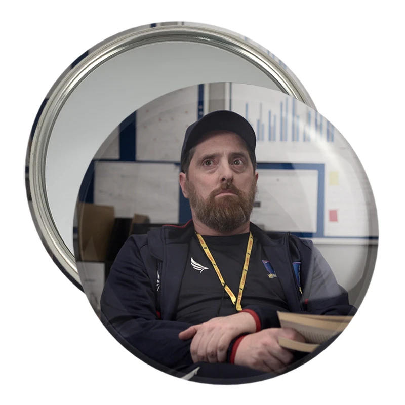 آینه جیبی خندالو مدل سریال تد لاسو Ted Lasso کد 28490