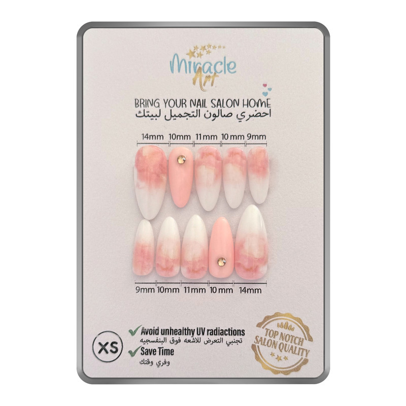 ناخن مصنوعی میراکل آرت کد 018XS بسته 10 عددی