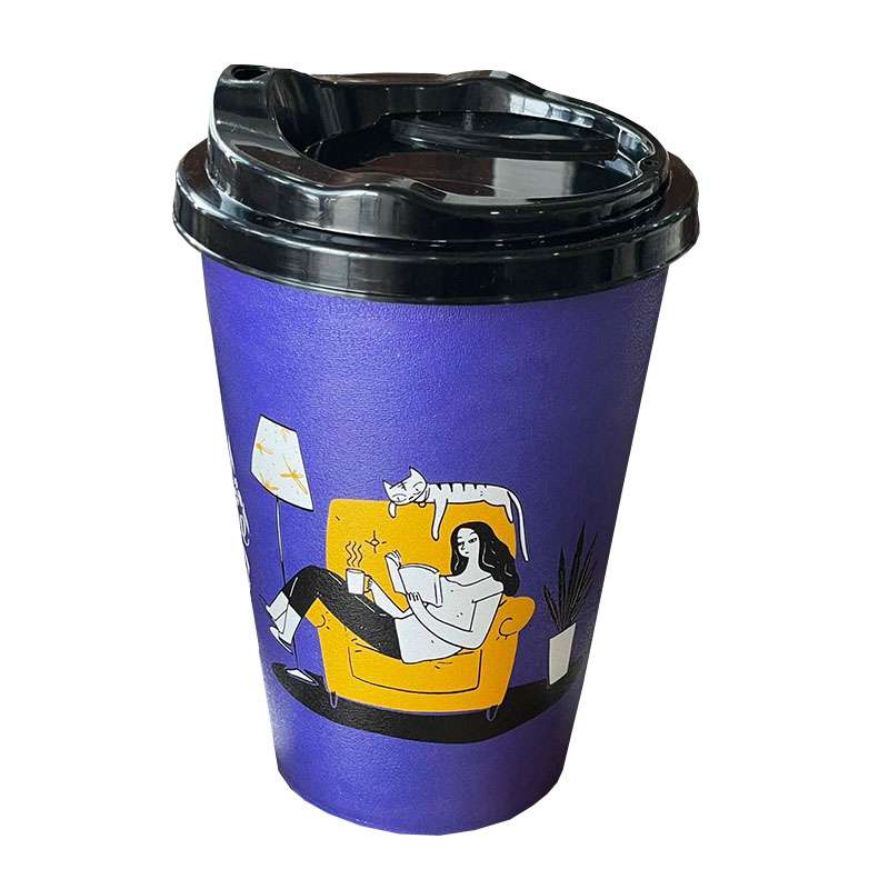 ماگ سفری مدل coffe کد 02 گنجایش 0.5 لیتر