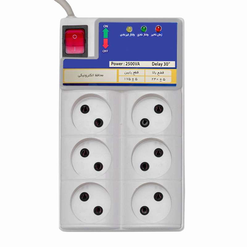 محافظ ولتاژ مدل 6 خانه
