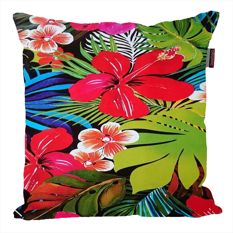 کوسن ناریکو مدل فانتزی طرح برگ گل گیاه کد 04647