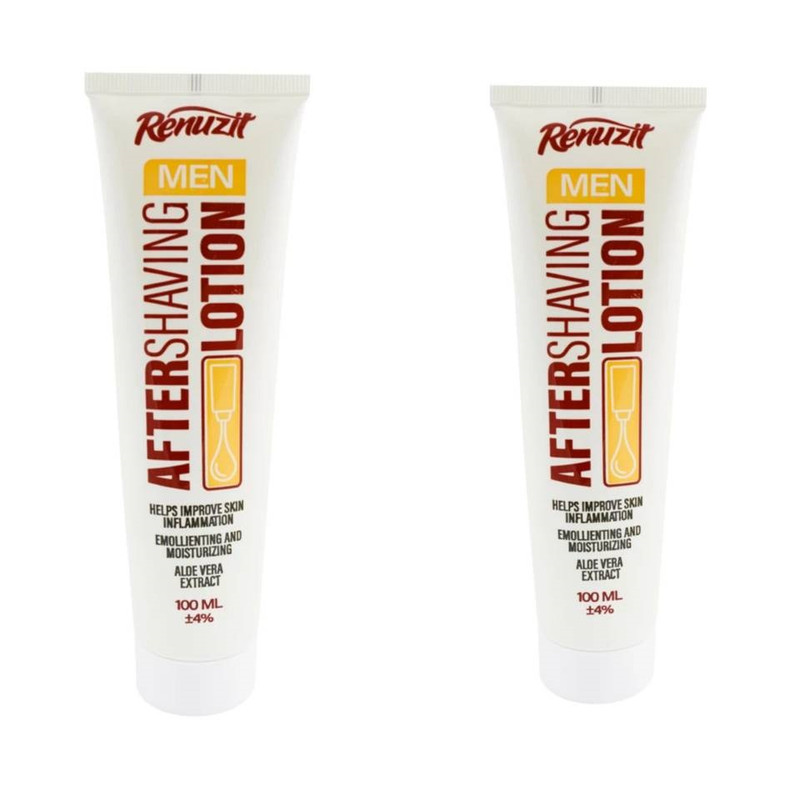 لوسیون افتر شیو رینوزیت مدل Aloevera حجم 100 میلی لیتر مجموعه 2 عددی