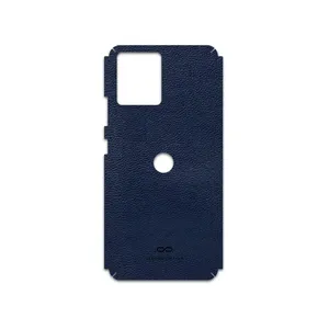 MAHOOT Deep-Blue-Leather Cover Sticker for Motorola Edge 30 Fusion