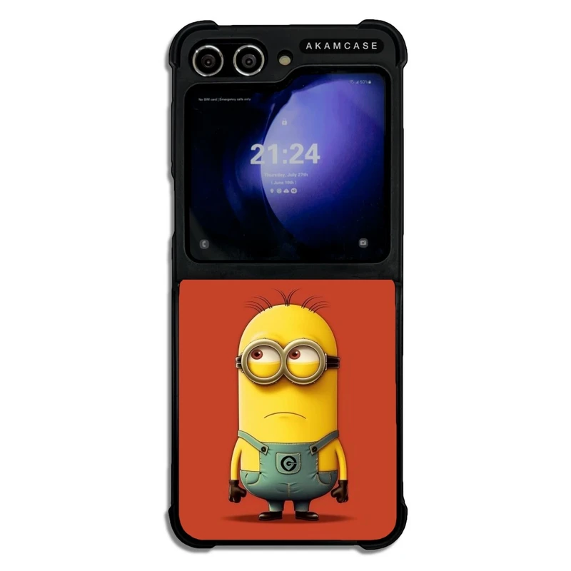 کاور آکام مدل AMC-WSGZFLIP5-MINIONS9 مناسب برای گوشی موبایل سامسونگ Galaxy Z Flip 5