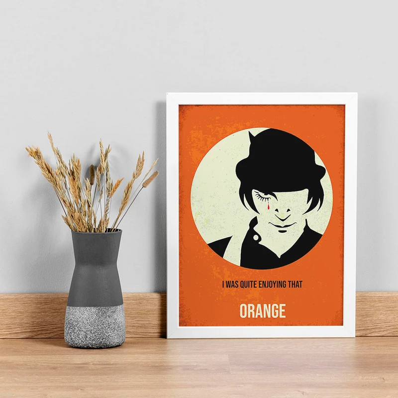 تابلو صبا طرح مدل پرتقال کوکی استنلی کوبریک کد B261w
