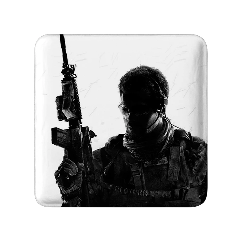 مگنت خندالو طرح کاور مدرن ۳ ندای وظیفه مدل مربعی کد 30806