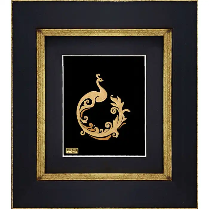 تابلو طلاکوب زرین هنر ایران مدل a6