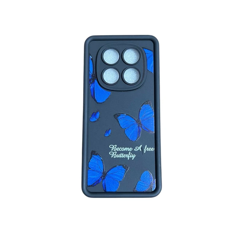 کاور طرح پروانه برجسته کد Butterfly89 مناسب برای گوشی موبایل شیائومی Note 14 pro