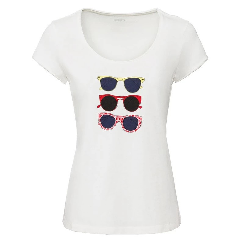 تی شرت آستین کوتاه زنانه اسمارا مدل پنبه ای کد 12948406