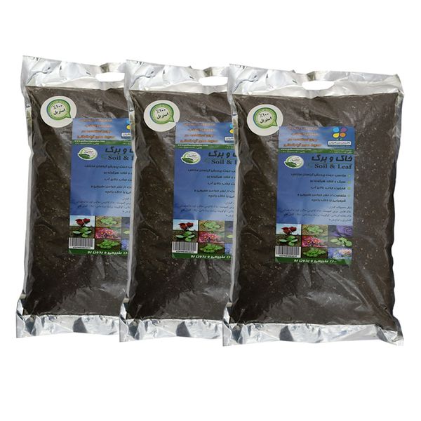 خاک و برگ گلباران سبز 1 کیلوگرمی بسته 3 عددی خاک و برگ گلباران سبز 1 کیلوگرمی بسته 3 عددی