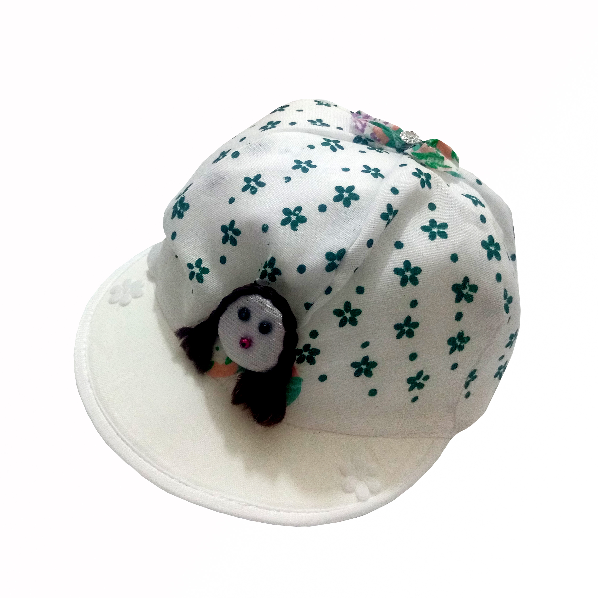 کلاه کپ بچگانه مدل عروسکی کد 1400a