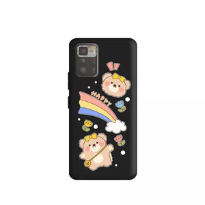 کاور طرح خرس رنگین کمان کد m2968 مناسب برای گوشی موبایل شیائومی Redmi Note 10 Pro 5G / Poco X3 GT