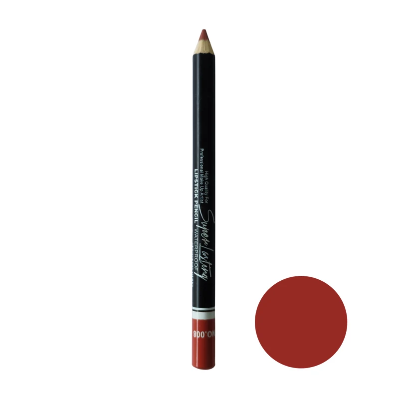 مداد لب سوپر لستینگ مدل waterproof شماره 08