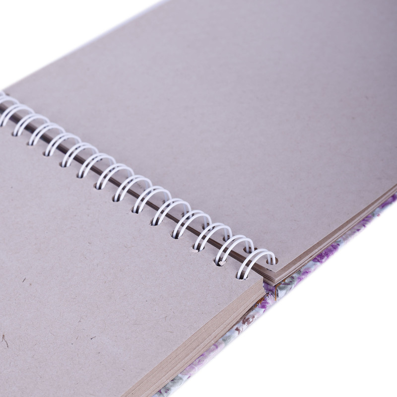 دفتر طراحی 80 برگ مدل کرافت طرح گل گلی