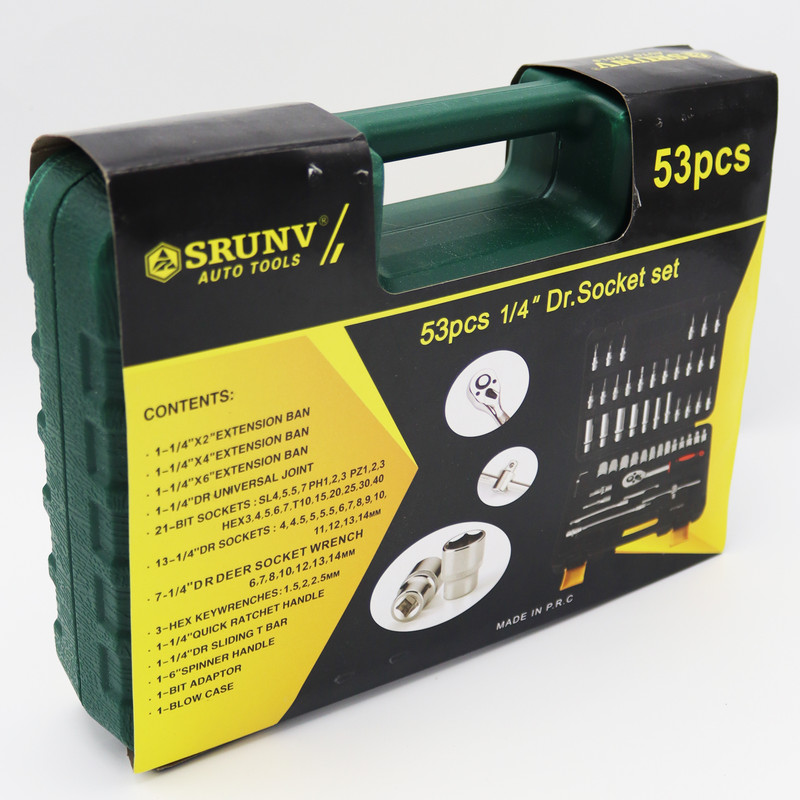 مجموعه 53 عددی آچار و سری بکس و پیچ گوشتی اسرانوی مدل YPS-053