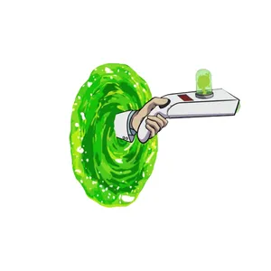  استیکر لپ تاپ لولو طرح ریک و مورتی کد 230