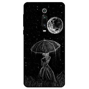Megafone Girl and Moon 1369 Cover For Xiaomi Mi 9T / Mi 9T Pro