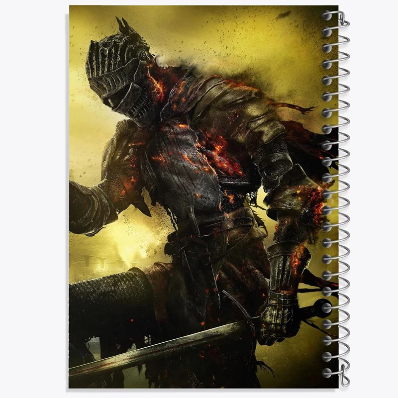 دفتر نقاشی 50 برگ خندالو مدل کاور رسمی دارک سولز کد 30675
