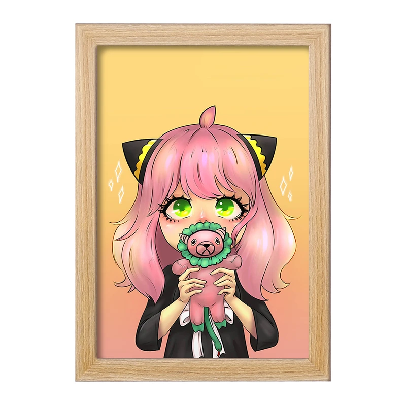 تابلو خندالو مدل آنیا فورجر انیمه اسپای ایکس کد F2832