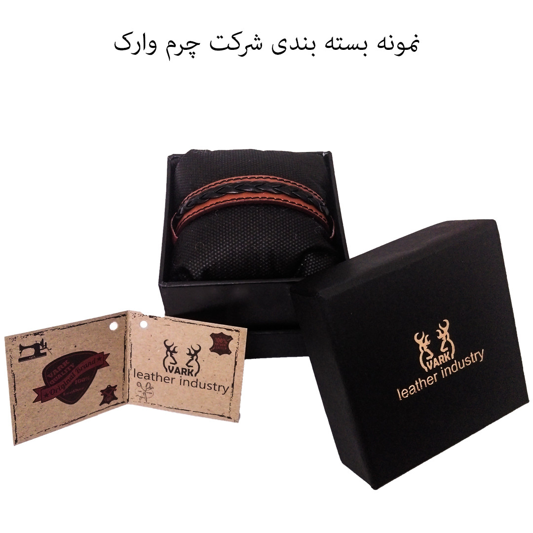 دستبند چرم وارک مدل حامی کد rb243
