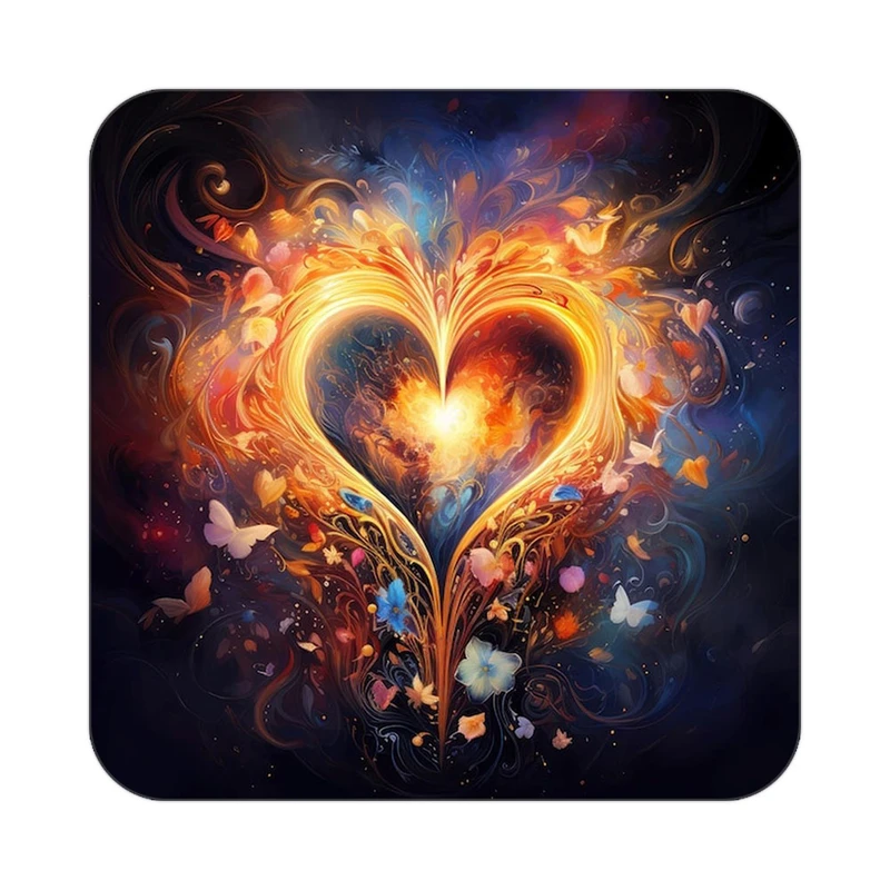 زیر لیوانی کاکتی مدل عاشقانه کد mp13400