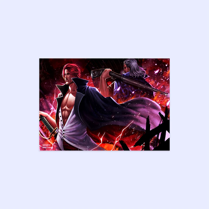 پوستر هومرو مدل فلزی طرح انیمه وان پیس کد PS1337