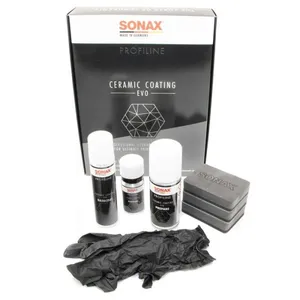 محافظ رنگ بدنه خودرو سوناکس مدل ceramic coating evo کد 09300 حجم 235 میلی لیتر مجموعه 6 عددی
