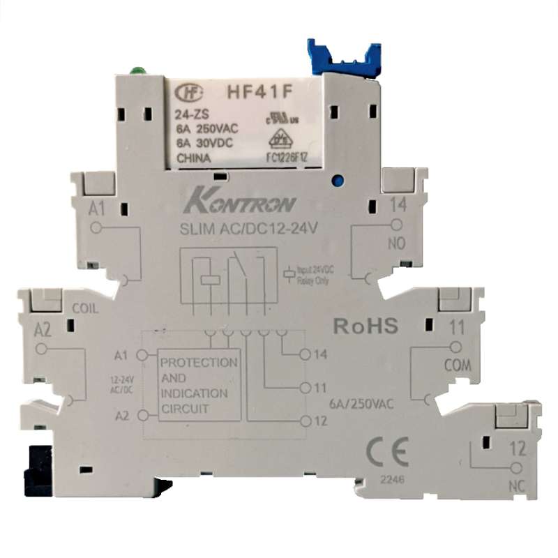 رله اسلیم پی‌ال‌سی کنترون مدل HF41F