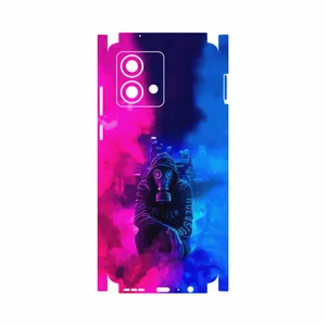 MAHOOT Smoke Rainbow Digital Art 2-FullSkin Cover Sticker for Motorola Moto G84